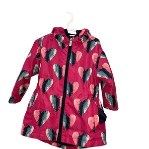 Hatley girls size 2 2T lightweight jacket
Fleece lined hood pockets